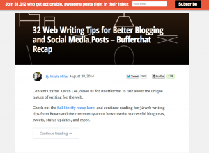 20 Amazing Examples Of Brand Content Marketing Hubs image Screen Shot 2014 08 29 at 3.40.57 PM