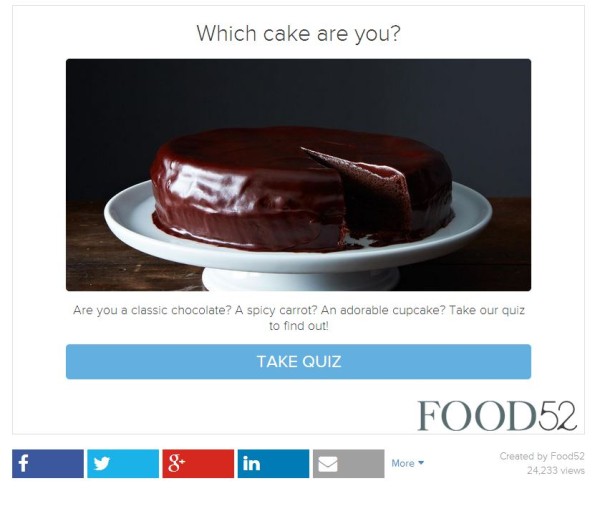 3 Secrets Of Every Viral Online Quiz image cake 600x506
