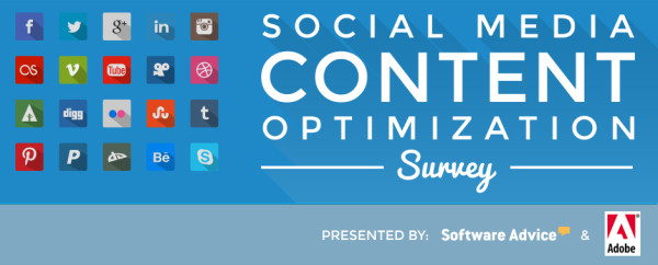 Optimizing Content Marketing image social media content optimization survey banner 600x242