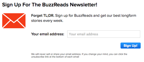 3 Seriously Undervalued Email Marketing Strategies image Buzzfeed 600x261