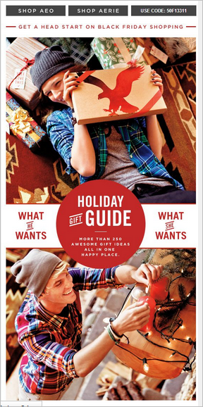 10 Steps for the Most Successful Black Friday & Cyber Monday Email Marketing Program Ever image Eagle Outfitters.png
