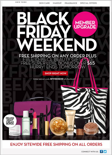 10 Steps for the Most Successful Black Friday & Cyber Monday Email Marketing Program Ever image Elizabeth Arden.png
