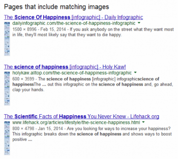 Cleaning Up When Your Stolen Infographic Goes Viral image Google Results 350x312.png