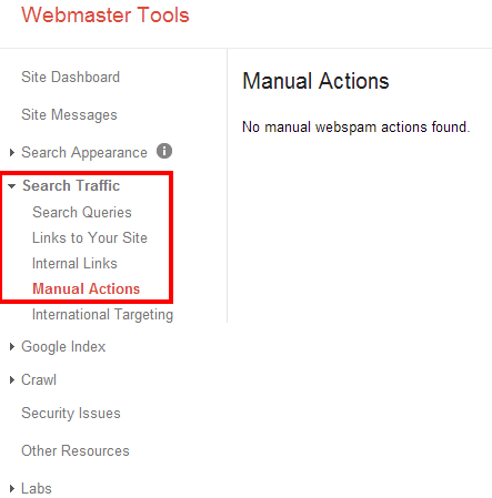 Five Awesome Google Webmaster Features image Manual Webspam