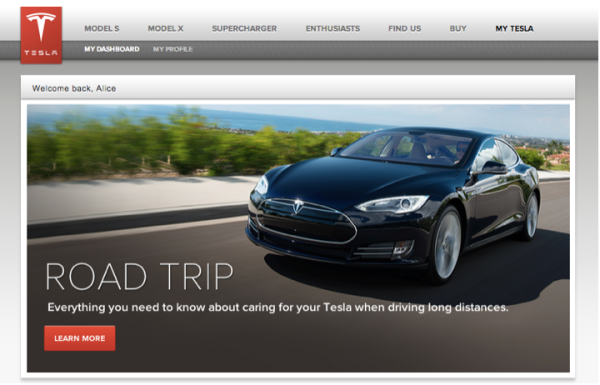 How Data Leads To Better Personalization image Woopra Optimizely Tesla Personalization 3.png 600x385