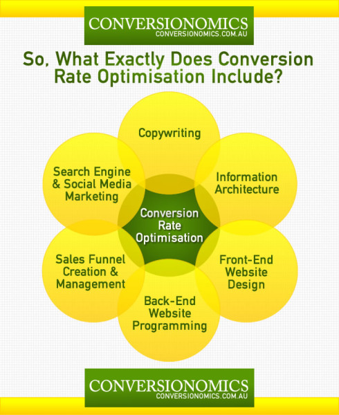 Here’s the Number 1 Reason Why You Can Never Seem to Increase Online Profits image conversionomics infographic parts of cro 490x600