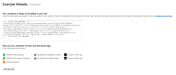 A Beginner’s Guide to Google Tag Manager A Beginner’s Guide to Google Tag Manager image tag manager code 600x257
