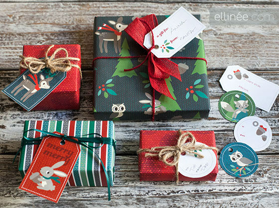 Creative Holiday Campaigns To Light Up The Season image Elli Holiday Gift Tags.jpg