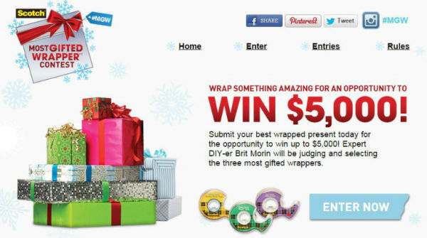 Creative Holiday Campaigns To Light Up The Season image Scotch Wrapper Contest.jpg 600x335