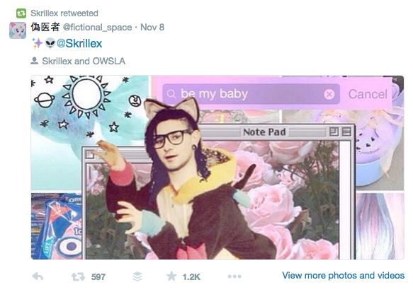 3 Lessons Learned From Musicians Rocking Social Media image Skrillex Tweet.png