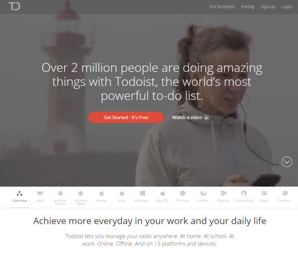 5 Productivity Tips And Tools For Lazy Content Marketers image productivity for content marketers todoist.png 600x510
