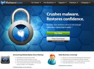 Conversion Killers in the Checkout Process image 130724 Malwarebytes HomePage 300x222