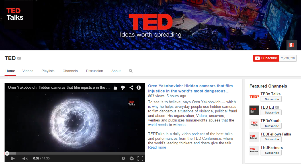 5 Brands With A Well Rounded Social Media Presence image TED   YouTube.png