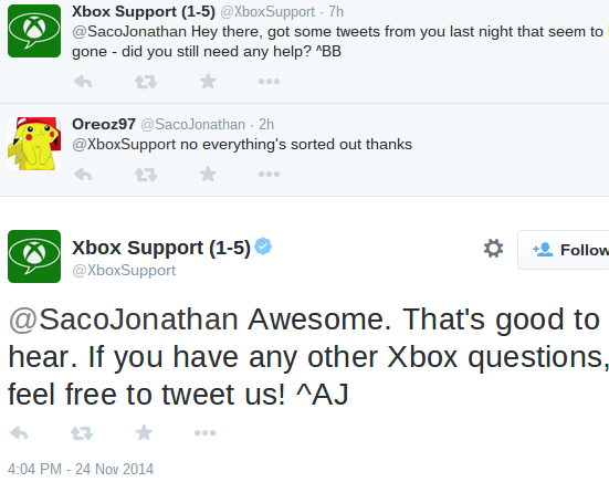 How These Top Companies Are Excelling In Social Media Customer Service image Xbox.png