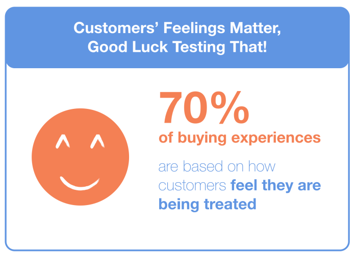 The influence of customers feelings in purchase decision