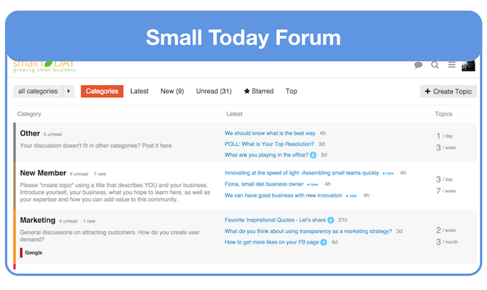 get landing page feedback on small today