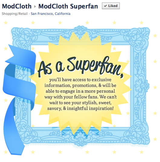 modcloth superfan