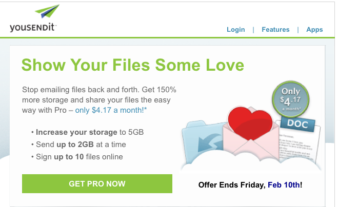 Emails We Love, Just in Time for Valentine