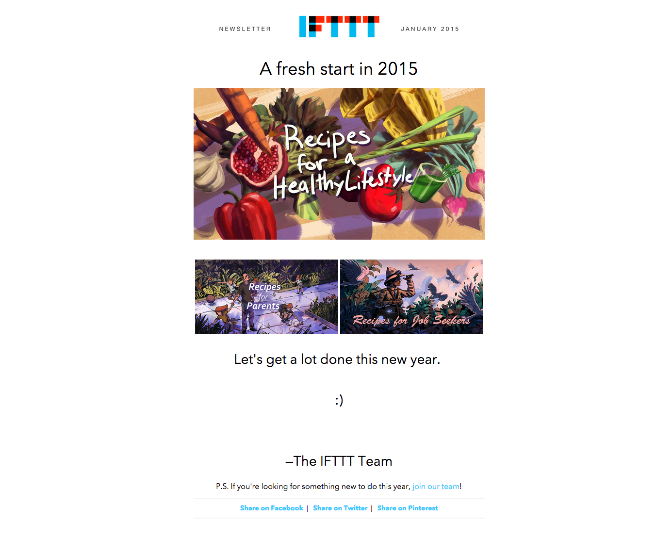 IFTTT email