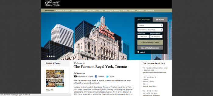 Fairmont-Toronto-Royal-York-Corporate-Website