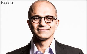 Microsoft CEO Nadella's First Book 'Hit Refresh' Scheduled For Release In 2017