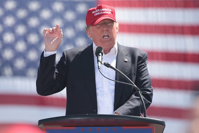 Trump at an Arizona rally in March. Photo by Gage Skidmore via Flickr: https://flic.kr/p/Fv9z5G