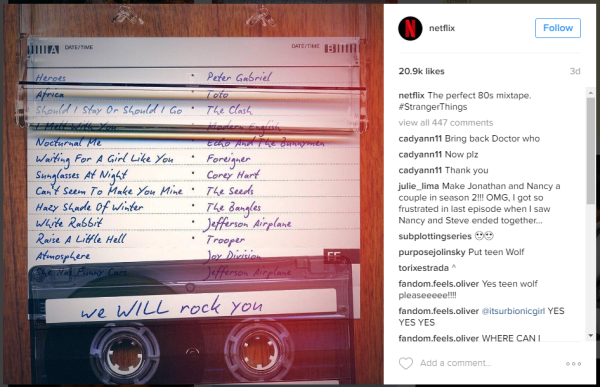 Social Media Success: 10 Things Marketers Can Learn from Netflix’s Social Strategy - create need with your posts