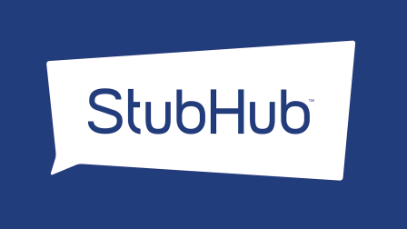 A CMO’s View: StubHub rebrands itself to show it is “more than just a ticket” - Stubhub White Logo On Blue Background-1