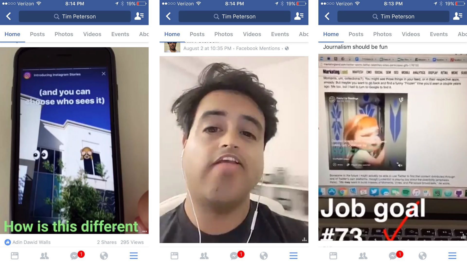 Vertical videos will now appear vertically in Facebook's mobile news feed, but still somewhat cropped.