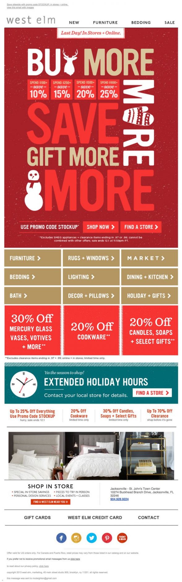 Christmas Email Template_West Elm Christmas Email Template_West Elm