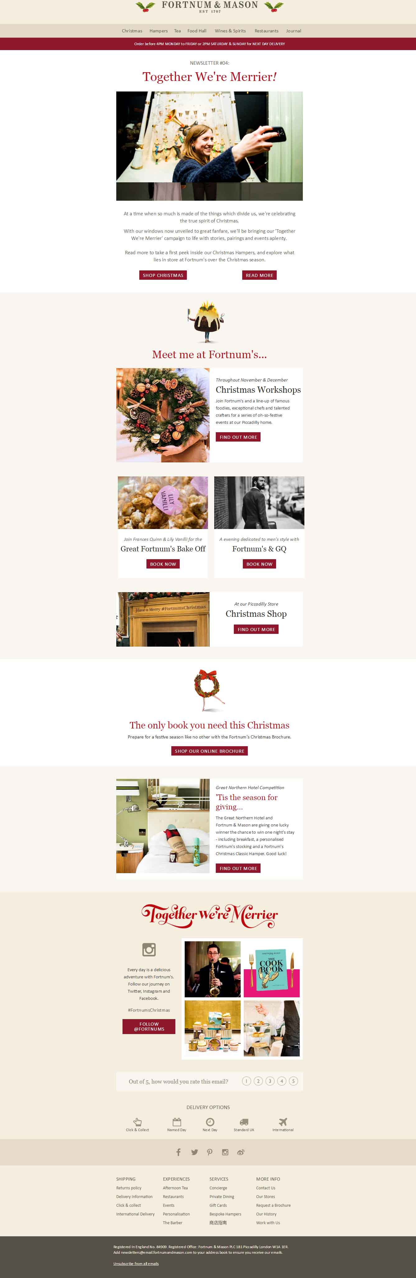 Christmas Email Template_Fortnum & Mason Christmas Email Template_Fortnum & Mason