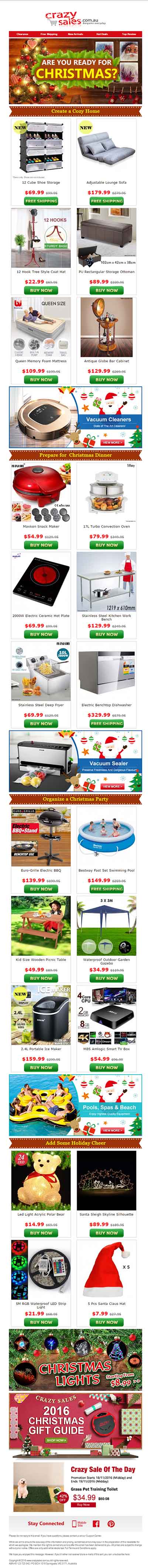 Christmas Email Template_Crazy Sales Christmas Email Template_Crazy Sales
