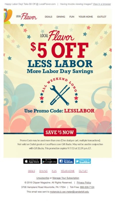 Awe-inspiring Labor Day Email Inspirations to Flatter Your Subscribers