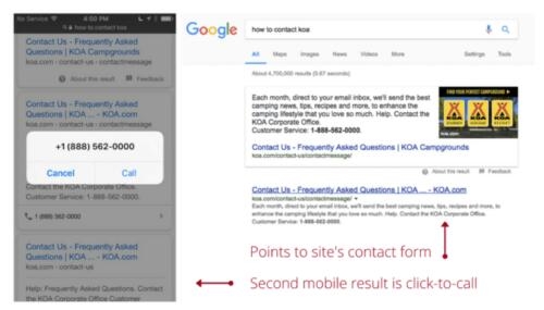 Mobile  and  desktop SEO: Different results, different content strategies