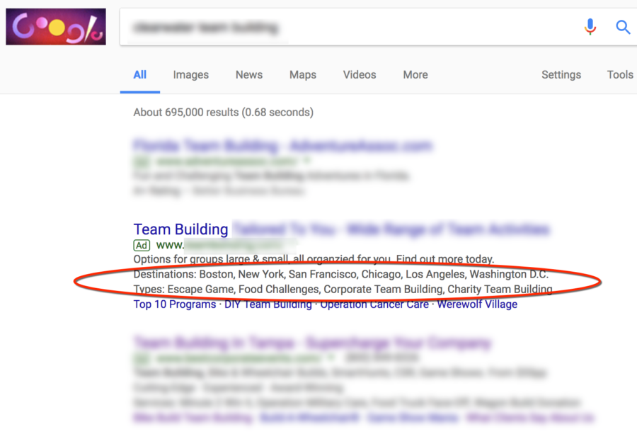 Make It a Double! With Two Lines of AdWords Structured Snippets