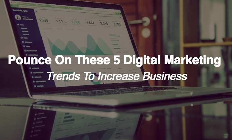Pounce On These 5 Digital Marketing Trends to Increase Business In 2018