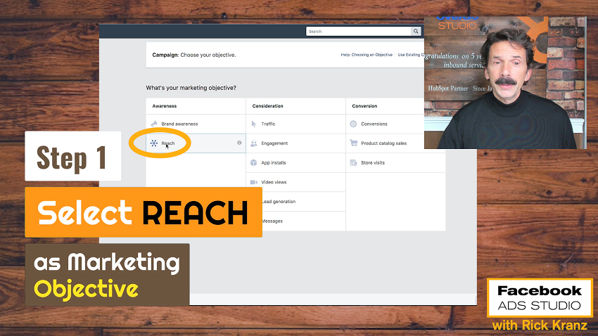 Use Facebook Ad Reach Objective to Get More Webinar Signups