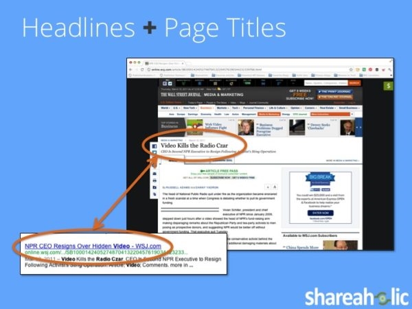Headlines or Page Titles? The Best Way to Optimize Your Blog for Search