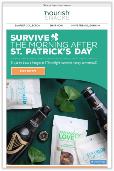 Go Green with These 4 St. Patrick’s Day Email Ideas