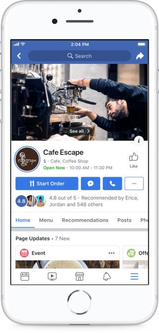 4 Facebook Updates to Help You Market Your Local Business