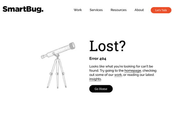 How to Turn a Boring 404 Page into Something Brilliant