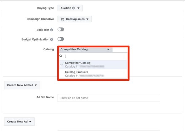 Facebook ad transparency ecommerce strategy competitor catalog