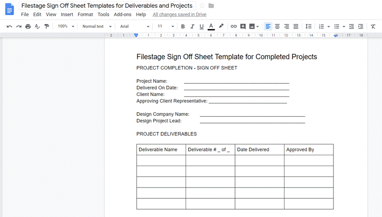 The Ultimate Guide to Project Sign Off Sheets