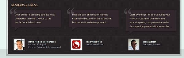 8 Web Design Principles to Know in 2019 website testimonial example of gestalt law of similarity