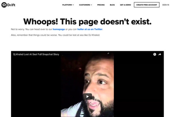 The Best 404 Pages on The Internet ( and  What We Learned From Them)