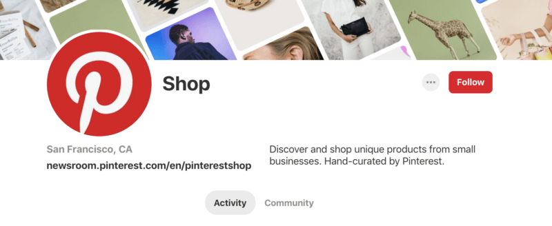 Pinterest launches Pinterest Shop for small businesses that make and sell products