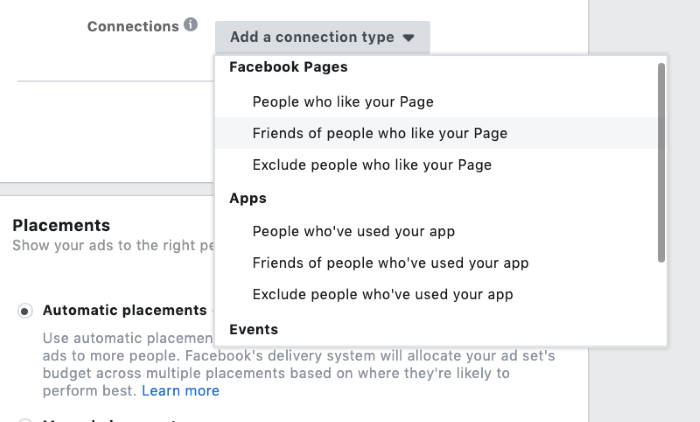 Facebook Targeting Options Explained