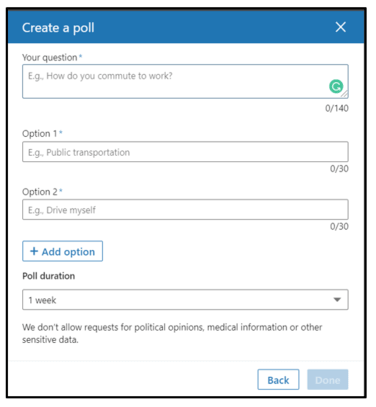 LinkedIn Marketing Strategy: Leveraging Polls and Events