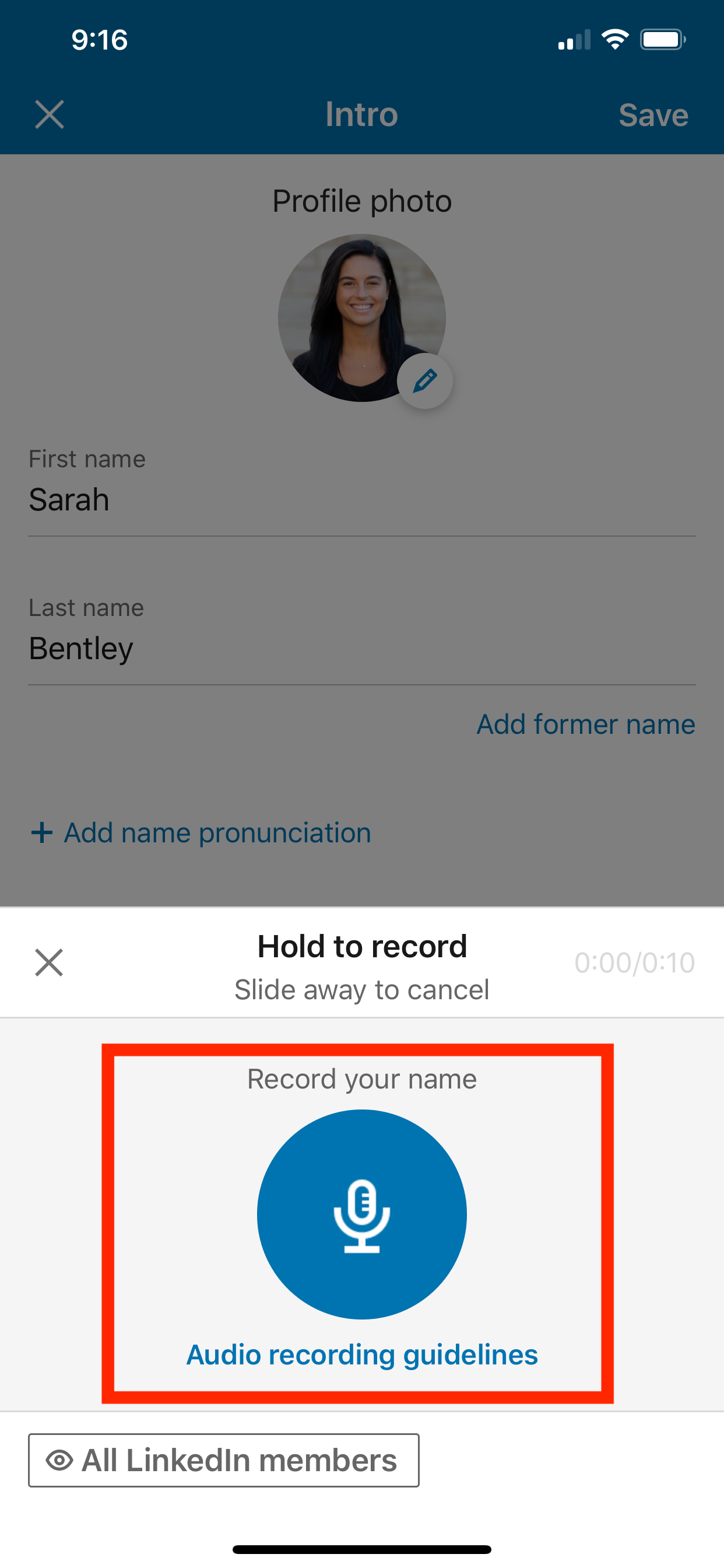 Quick Tip: Add Your Name Pronunciation on LinkedIn