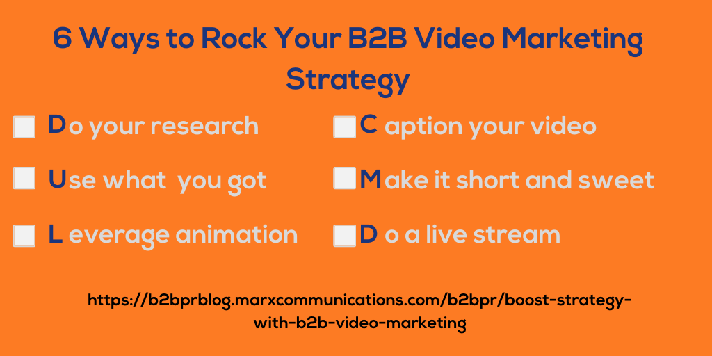How to Boost Your Strategy with B2B Video Marketing